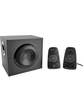 Logitech Z623 Home Speaker System 3-Piece 2.1 Channel Black 400 Watt TV Phone PC